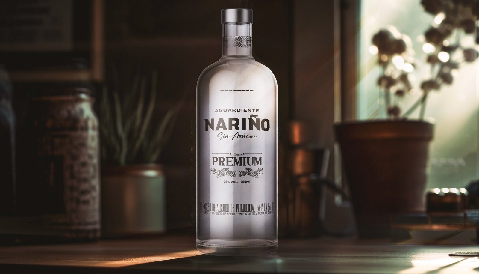 Botella de Aguardiente Nariño Premium