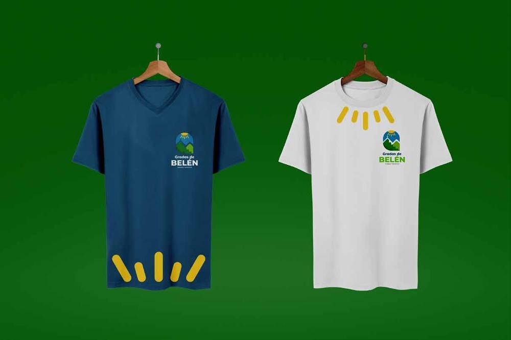 Camisetas con la identidad de Las Gradas de Belén